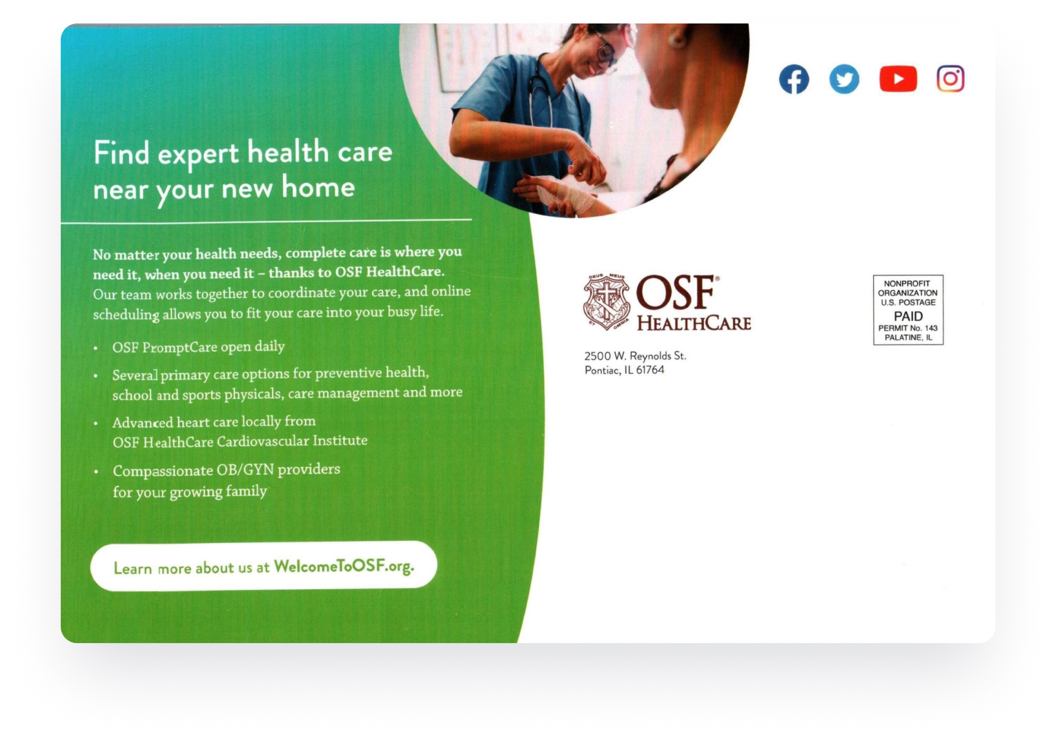 Beautiful view of Nonprofit Landing Page For Direct Mail Campaigns